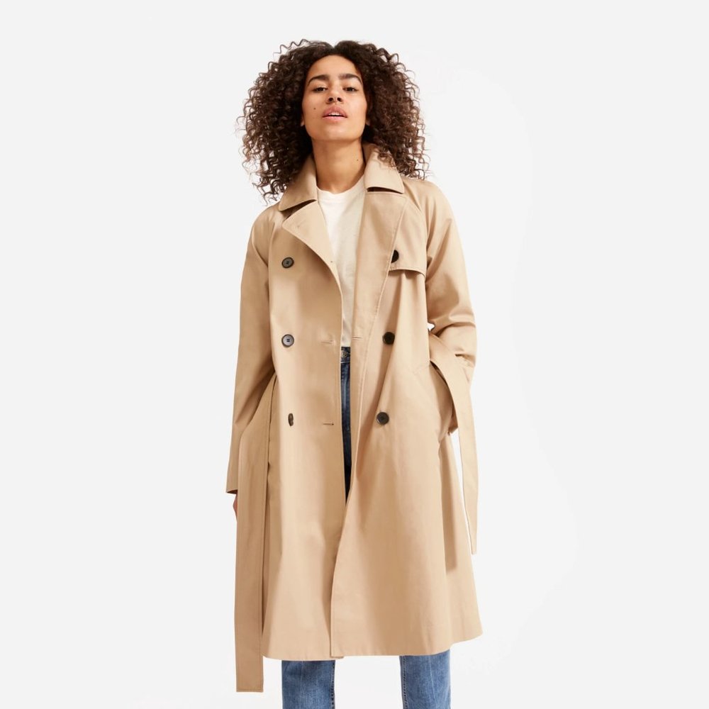Everlane Trench Coat - Size Small